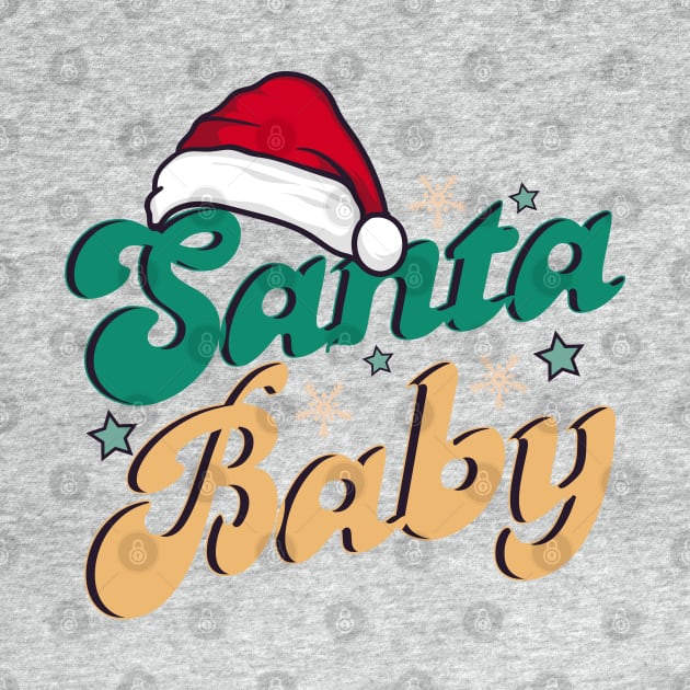 Santa baby hat cute by JDVNart